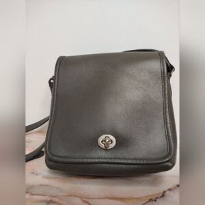 Vintage Coach 9076 Companion Flap Gray READ